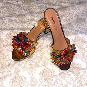 Knotted High Heel Sandals